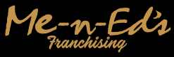 Me-nEd's Franchising Logo Reversed